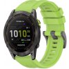 VSETKONAMOBIL 87397 SILICONE Vymeniteľný remienok pre Garmin Enduro 3 svetlozelený