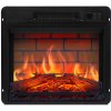 ArtiFlame Vstavaný krb s funkciou ohrievania 1800 W 44,5 cm čierny