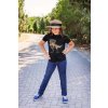 Tričko s potlačou Dinosaurus 3 Detský / Unisex Biela 158 cm/12 rokov