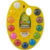 Vodové farby Cricco, set paleta štetec 12 farieb