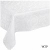 Teflónovy obrus na stôl Ornament - biely Rozmer obrusu (šírka x dĺžka): 140x180cm