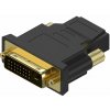 AlzaPower DVI-D (24+1) (M) to HDMI (F) FullHD čierny APW-ADDVHD01B