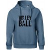 Volleyball nápis - Oversized mikina dámská Moon - kratšia + širšia - S ( Denim )