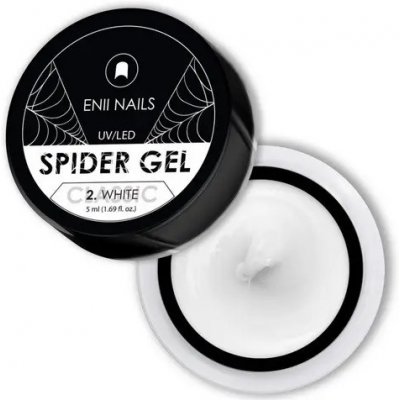 ENII NAILS - Classic Spider Gel - 2. White, 5ml