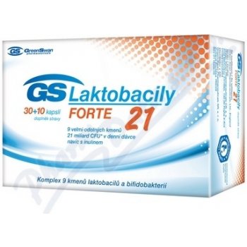 GS Laktobacily Forte 21 40 kapsúl