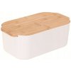 Chlebník s doskou Excellent Houseware béžový plast