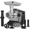 Klarstein Kraftprotz, elektrický mlynček na mäso, 700 W, medený motor, nehrdzavejúca oceľ, čierny (OV12-Beefmaker-blk)