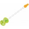Chicco gumová reťaz zelená 1 klip na oblečenie Chicco