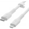 Kabel USB Belkin USB-C - Lightning 1 m Biały (CAA009BT1MWH)