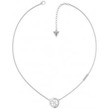 Guess Luxusné oceľový náhrdelník s kryštálmi pure light JUBN01106JWRH