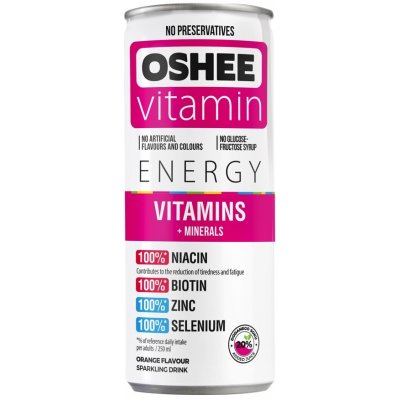 Oshee Vitamin Energy Vitamíny + minerály 250 ml