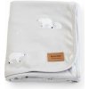 bonjourbébé detská bavlnená deka Polaris Grey