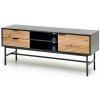 Nábytek PEGAS s.r.o. Televizní komoda MURANO RTV-1 RTV, artisan dub/černá