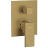 Sapho Cubemix - Batéria pod omietku na 2 spotrebiče, s telesom, matná zlatá CM042GB