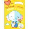 Vyfarbi si omaľovánku Slon / Vyfarbi si maľovanku Sloník