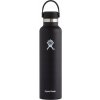 Hydro Flask Láhev na vodu Standard Mouth Flex Straw Cap, 700 ml - černá