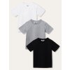 Dětská trička / set - Winkiki WAU 33101, bílá, černá, šedý melír Farba: Mix farieb, Veľkosť: 164