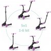 QPLAY Kolobežka / odrážadlo Sema Evo s LED svetlami Violet, vek 1 - 6 rokov, do 50 kg