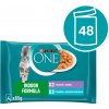 Purina One Indoor Formula vlhké krmivo pre mačky mix teľacie tuniak 4x85g