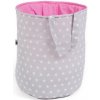 Elis design Kôš na hračky - purpurovo sivý