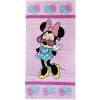 Himatsingka EU · Plážová osuška Disney - Minnie Mouse - 100% bavlna, froté s gramážou 320 g/m² - 70 x 140 cm