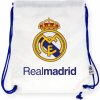 Real Madrid FC Športový vak Real Madrid FC, biely, 42x33 cm