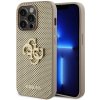 Puzdro Guess PU Perforated 4G Glitter Metal Logo iPhone 15 Pro - zlaté