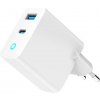 Gembird USB-A + USB-C GaN nabíjačka, 30W, biela TA-UC-PDQC30L-W-01