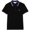 Lacoste Regular fit Stretch Cotton Piqué Contrast Collar Polo Shirt čierne