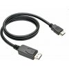 Kábel C-TECH DisplayPort/HDMI, 1m, čierny CB-DP-HDMI-10