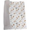 Hracia deka Bomimi Hracia obojstranná deka Lesné zvieratká béžová (8595673204708)