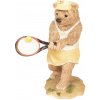 Clayre & Eef Dekorácie Medveď hrajúci tenis - 8*7*11 cm - Clayre & Eef