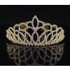 B-TOP Svadobná korunka do vlasov QUEEN - zlatá