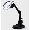 Lampa s lupou 90 mm 3D - 10D s ramenom