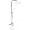 Sprchový systém Novaservis na stenu chrom-biela SET070/38,1