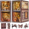 2Kids Toys 3D skladačka Zarážka na knihy Miniatůra domčeka Dom zberateľa motýľov