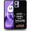 Picasee silikónový prehľadný obal pre Motorola Edge 30 Neo - Dark Racer
