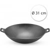 Perfect Home 12137 Liatinová WOK panvica 31 cm, čierna