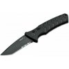 Böker Plus 01BO401 Strike Tanto All Black automatický nôž 8,5 cm, čierna, oceľ, hliník
