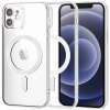 Techsuit Luxury Crystal MagSafe – luxusný priehľadný kryt s MagSafe – iPhone 12 – strieborný