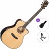 Cort GA-PF Bevel Standard SET Natural Elektroakustická gitara Jumbo