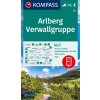 Arlberg, Verwallgruppe (Kompass - 33) - turistická mapa
