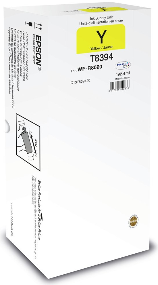 Epson T8394 Yellow - originálny