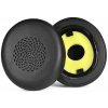 Náhradné Náušníky pre Jabra Evolve 2 75 UC/MS, Pamäťová pena + PU Koža, Čierne, 1 pár