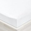 Jersey napínacie prestieradlo JR-031 Biele 160 x 200 - výška 20 cm