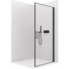 Cerano Porte, 1-krídlové sprchové dvere 80x195 cm, 8mm číre sklo, čierny profil, CER-CER-413486