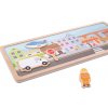 Bigjigs Toys magnetické puzzle mesto