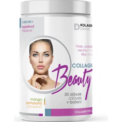 KolagenDrink Collagen Beauty trojzložkový hydrolyzovaný rybí kolagén typu 1, 2 & 3, 330 g