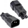 Premium Cord Adaptér IEC C14 na IEC C5 trojlístek napětí 230V, 10A