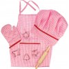 Bigjigs Toys Ružová sada šéfkuchárky